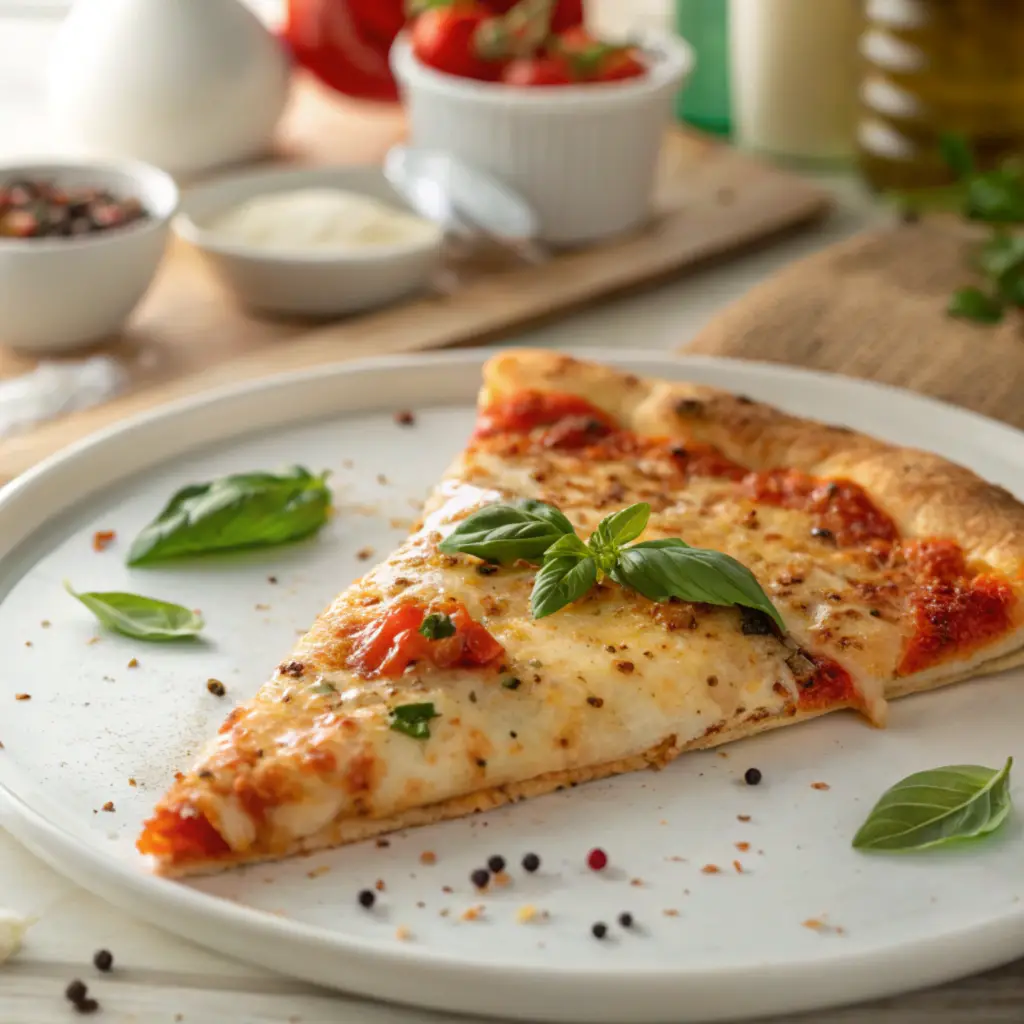 Pizza Seasoning Recipe sprinkled on margherita pizza