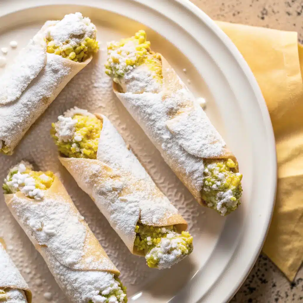 Air Fryer Cannoli ingredients laid out for easy prep