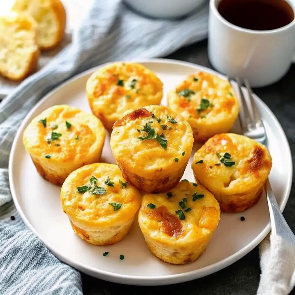 Easy cottage cheese egg bites with text overlay highlighting key benefits
