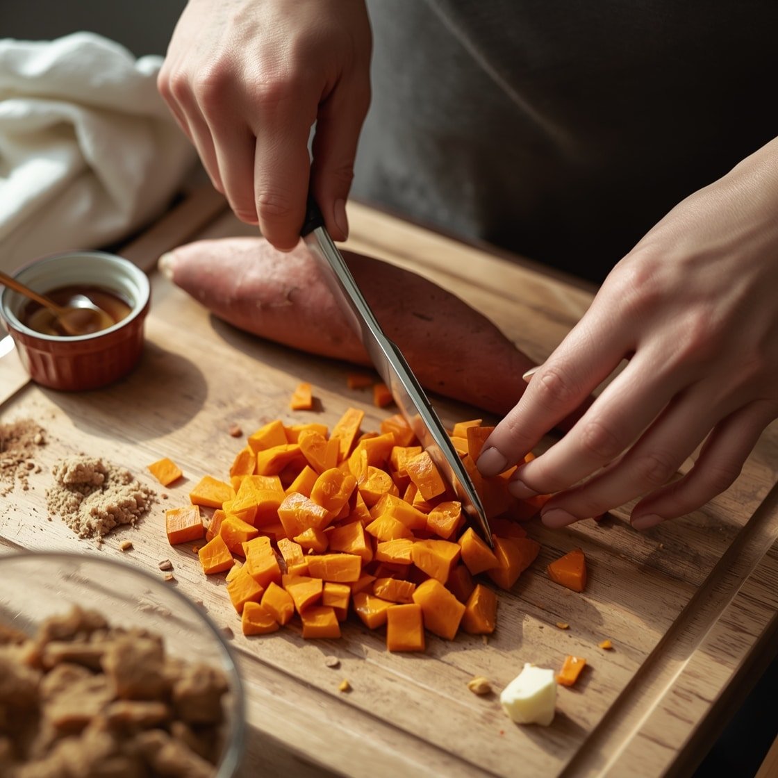 Easy candied yams - Process or ingredients