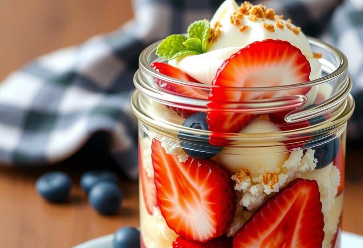 Strawberry Cheesecake Dump Cake - Detail or variation