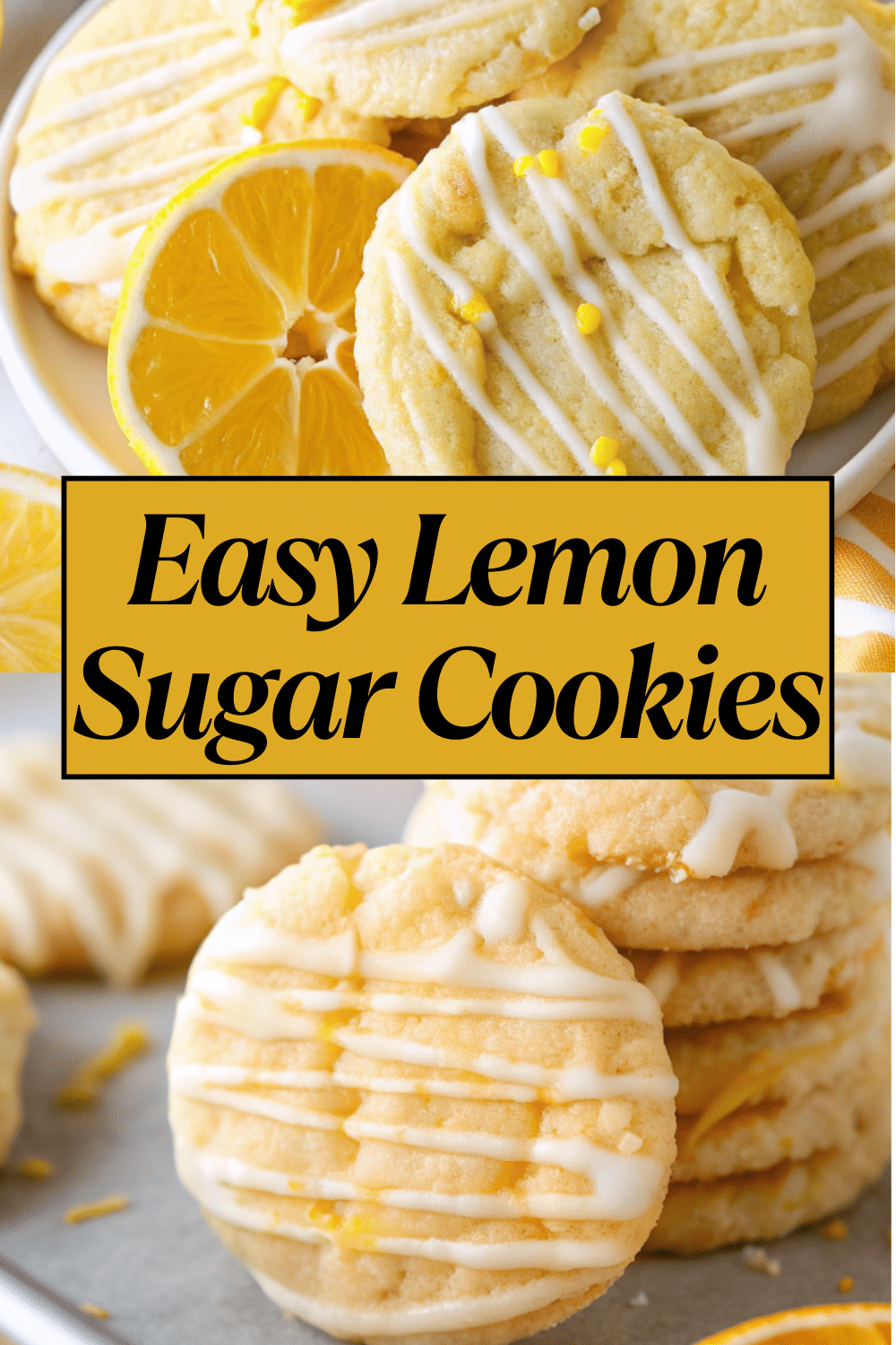 Easy Lemon Sugar Cookies