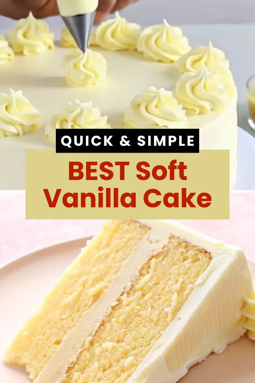 Soft Vanilla Cake The Most Moist and Melt In Your Mouth Birthday Cake You Will Bake 66 BEST Soft Vanilla Cake
