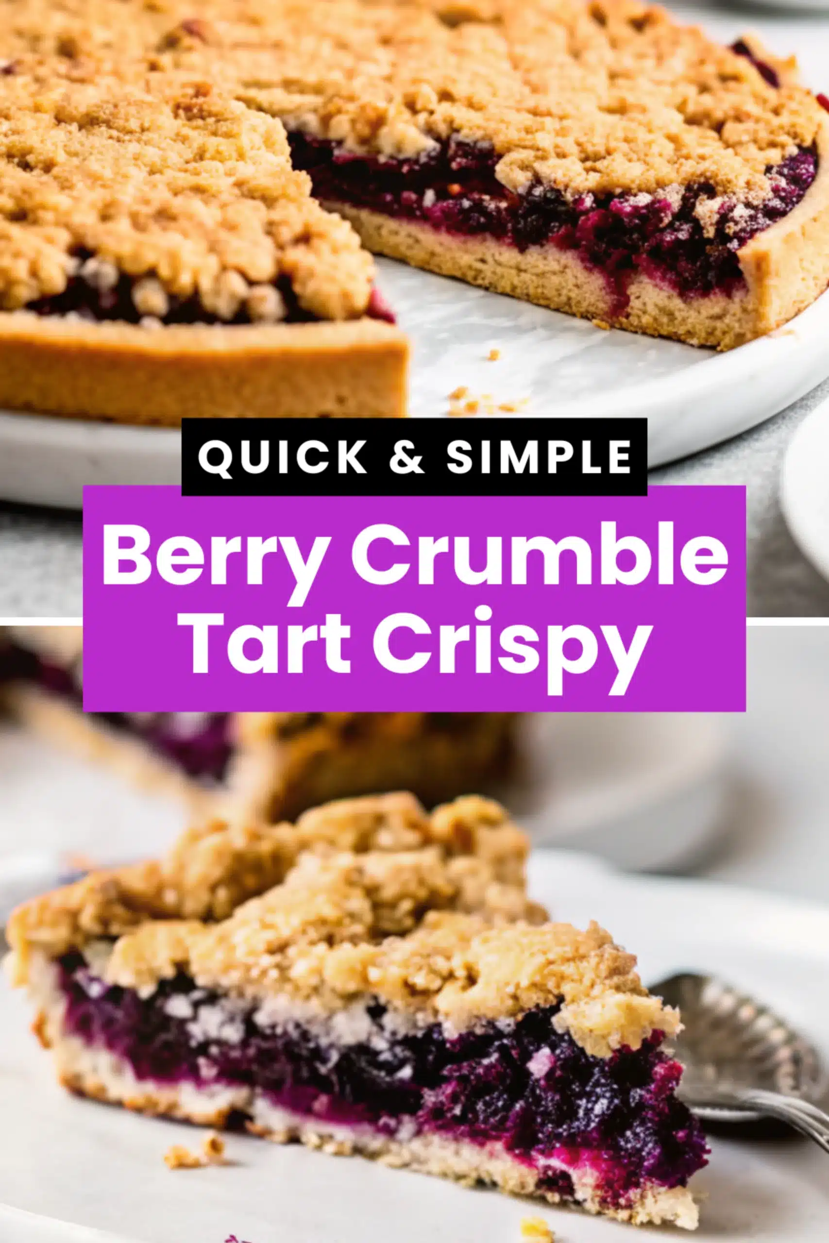 Berry Crumble Tart The Most Crispy and Beautiful Mixed Berry Tart You Will Bake 50 Berry Crumble Tart Crispy scaled