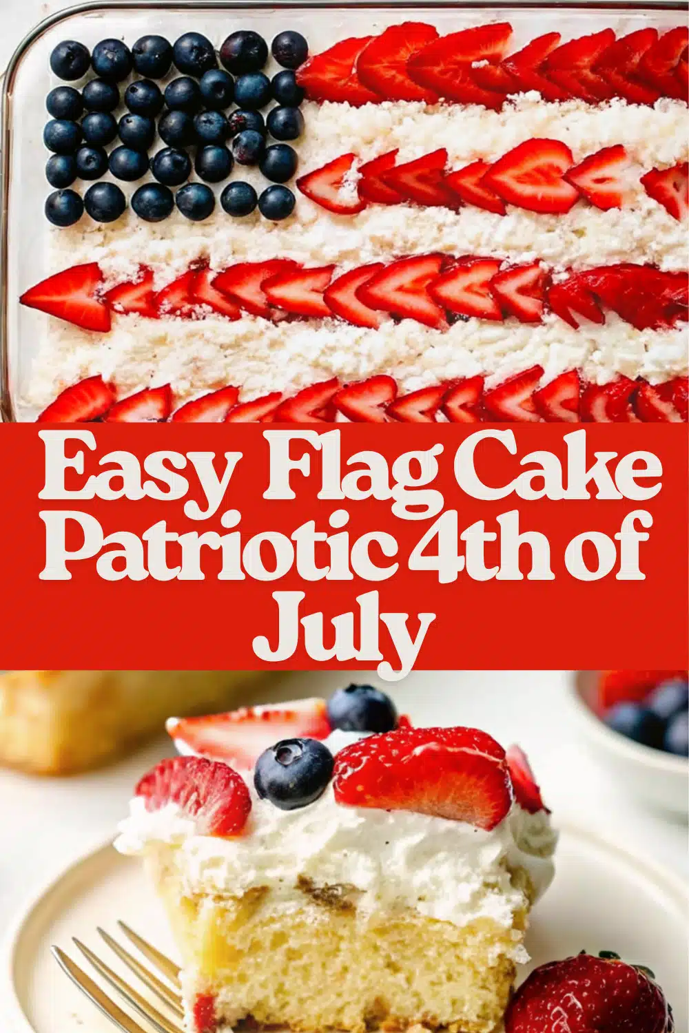 Flag Cake The Most Easy and Festive Patriotic 4th of July Sheet Cake You Will Make 56 Easy Flag Cake Patriotic 4th of July