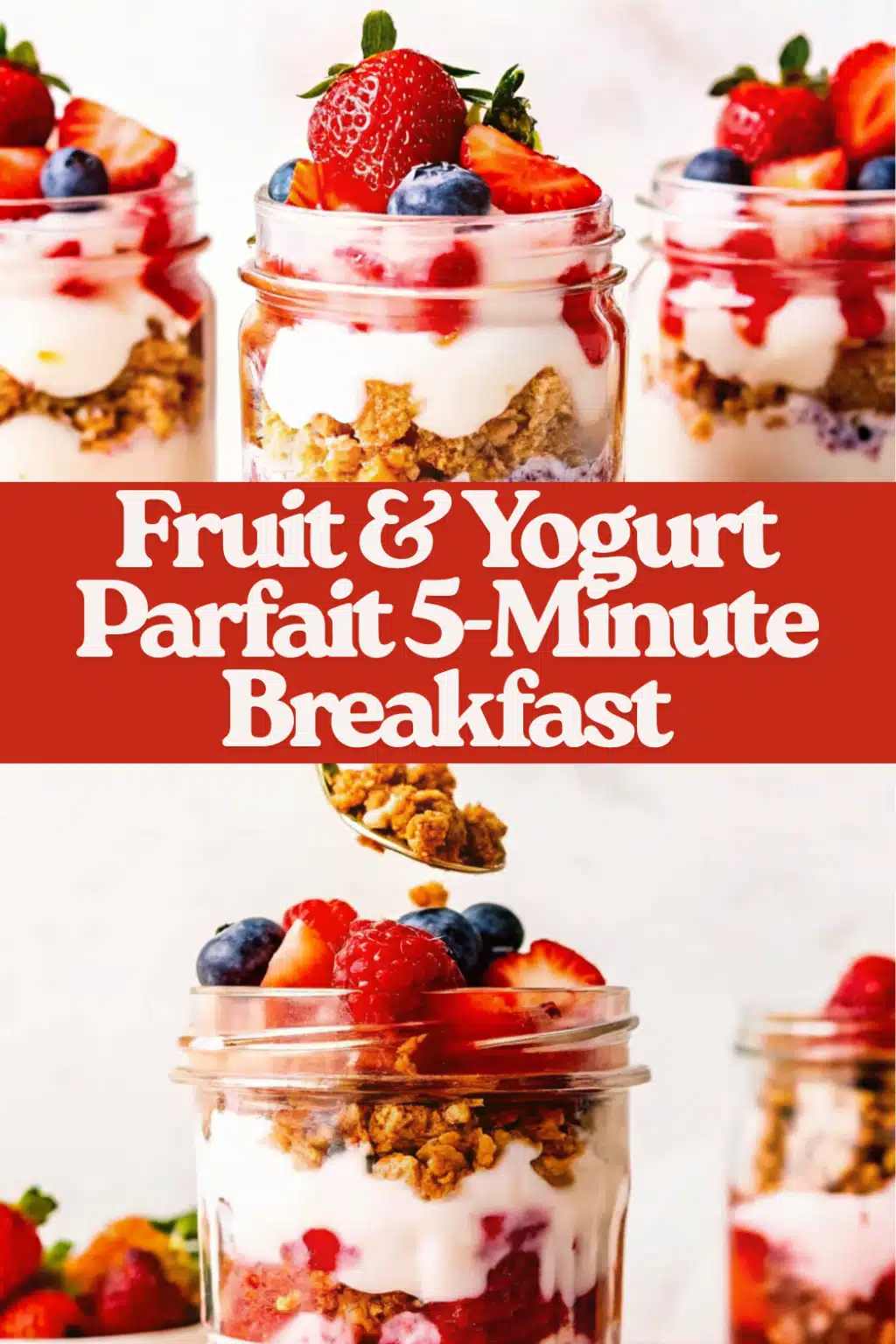 Fruit and Yogurt Parfait The Most Easy and Fresh 5 Minute Breakfast You Will Make 38 Fruit Yogurt Parfait 5 Minute Breakfast