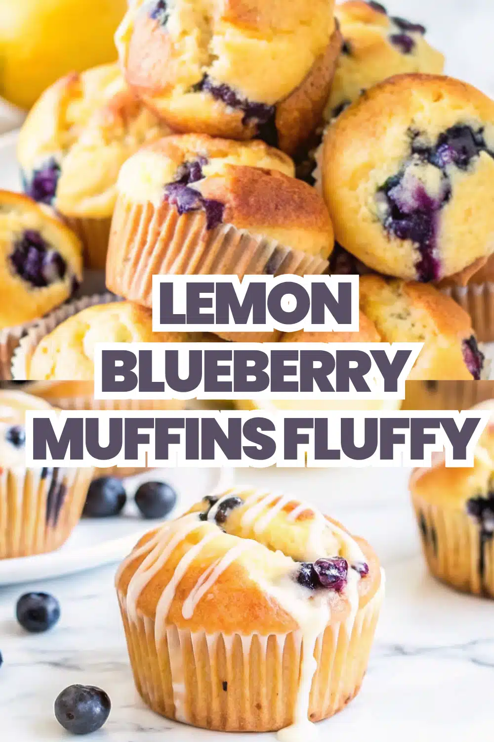 Lemon Blueberry Muffins The Most Fluffy and Golden Top Classic Muffin You Will Bake 64 Lemon Blueberry Muffins Fluffy