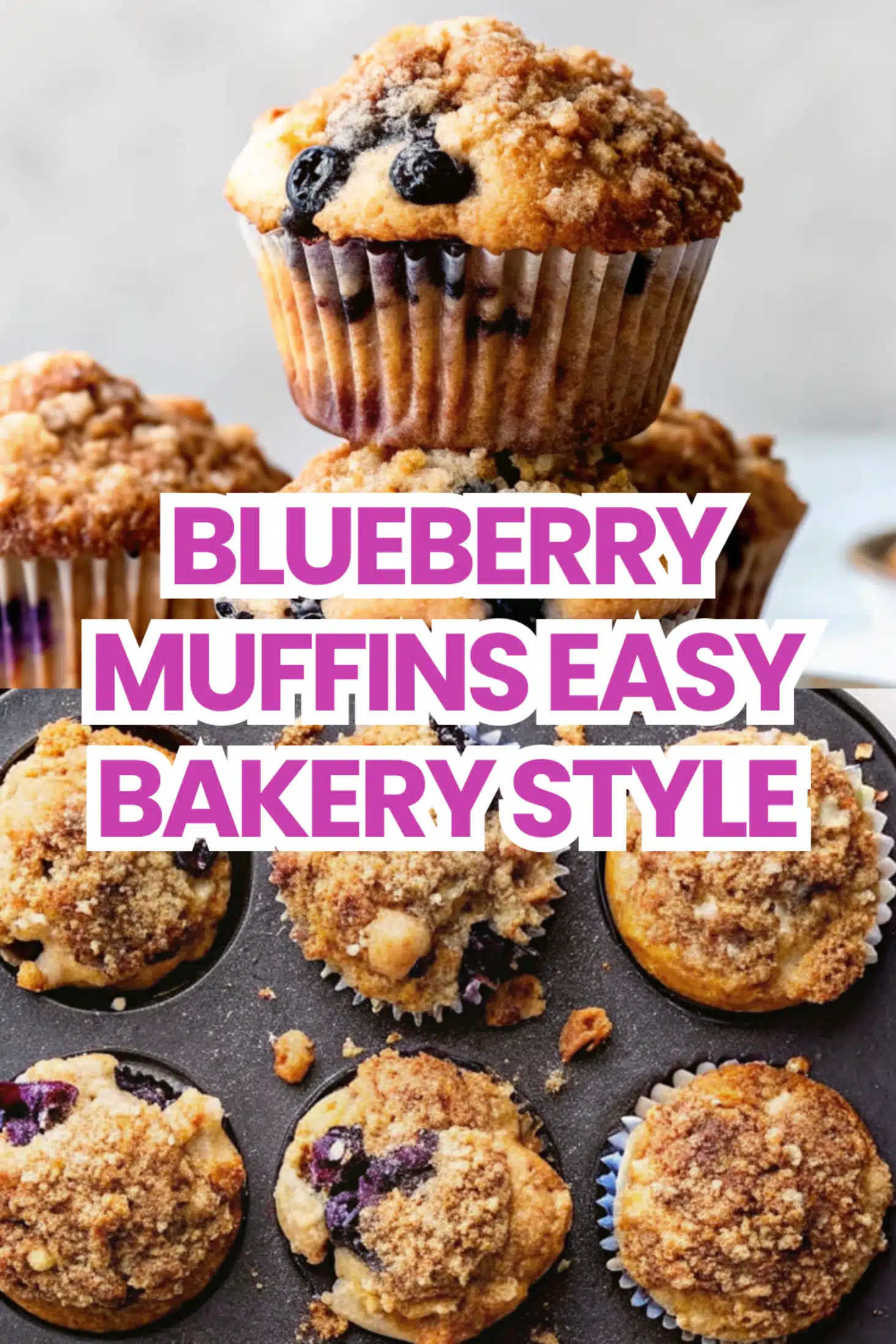 Blueberry Muffins Easy Bakery Style