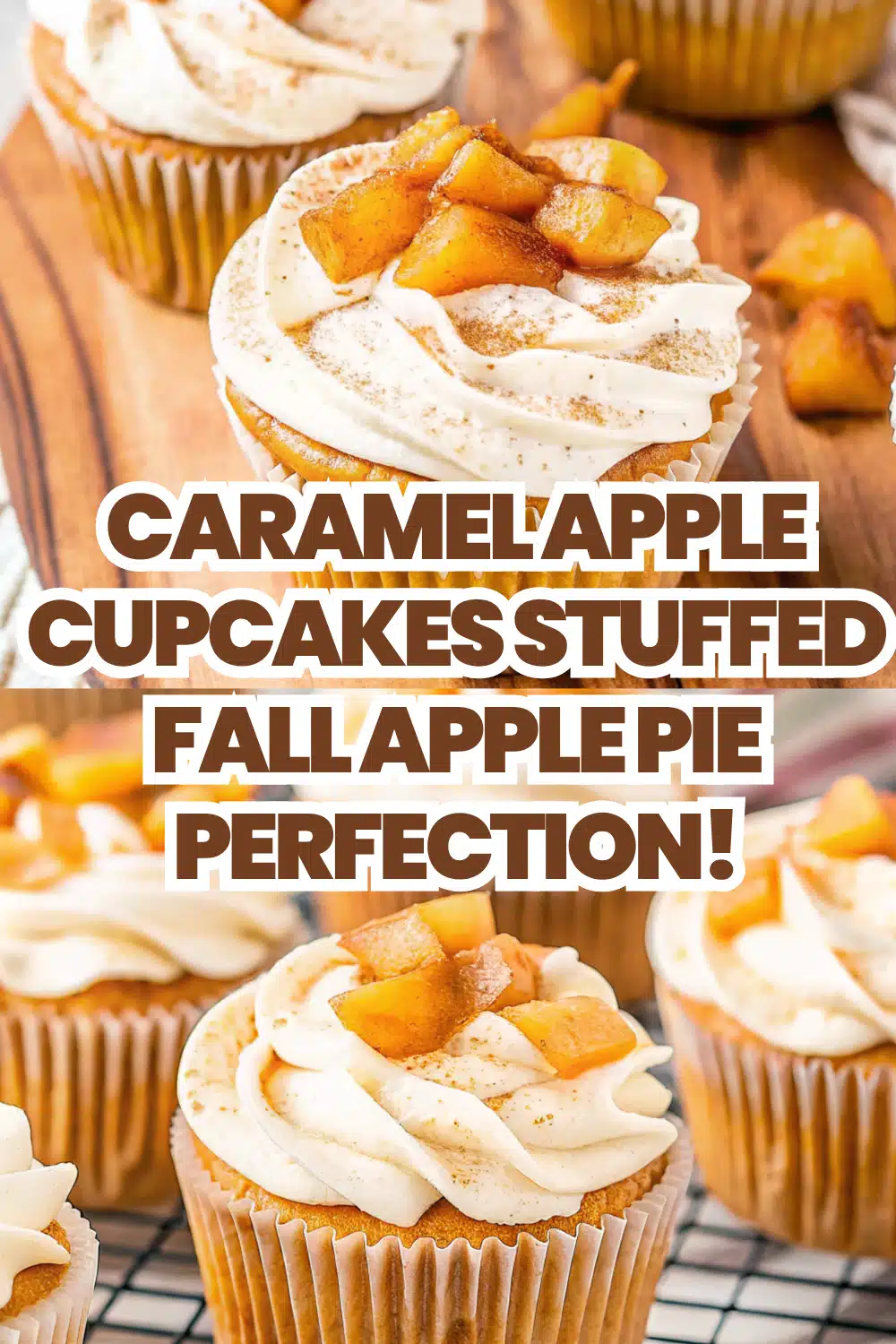 Caramel Apple Cupcakes The Most Easy Stuffed Fall Apple Pie Cinnamon Cupcake You Will Bake 84 Caramel Apple Cupcakes Stuffed Fall Apple Pie Perfection