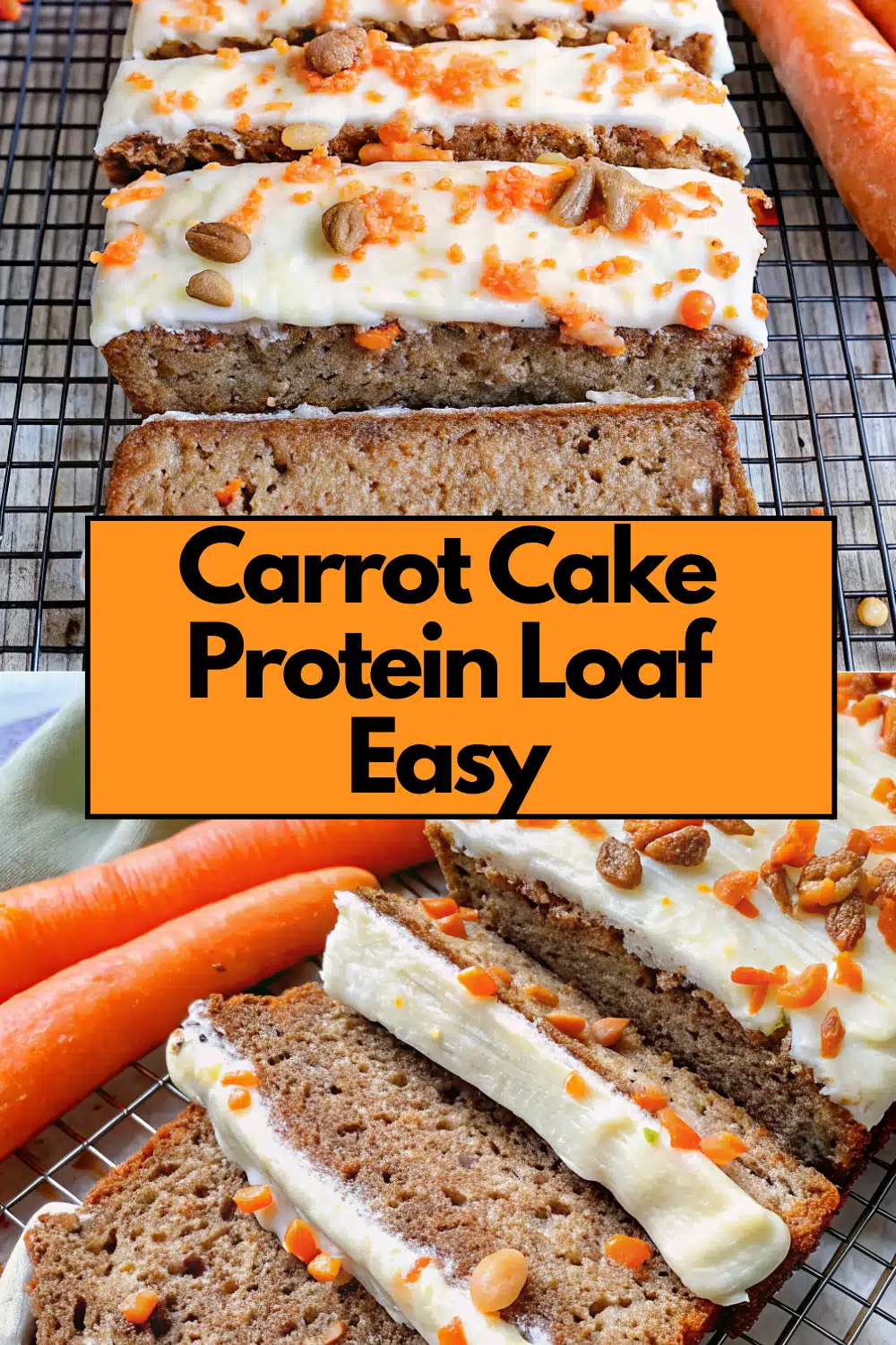 Carrot Cake Protein Loaf Easy