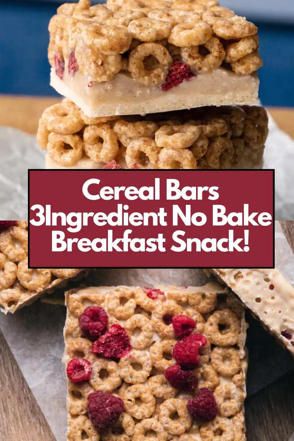 Cereal Bars The Most Easy 3 Ingredient Healthy Breakfast Snack You Will Make 38 Cereal Bars Easy 3 Ingredient No Bake Breakfast Snack