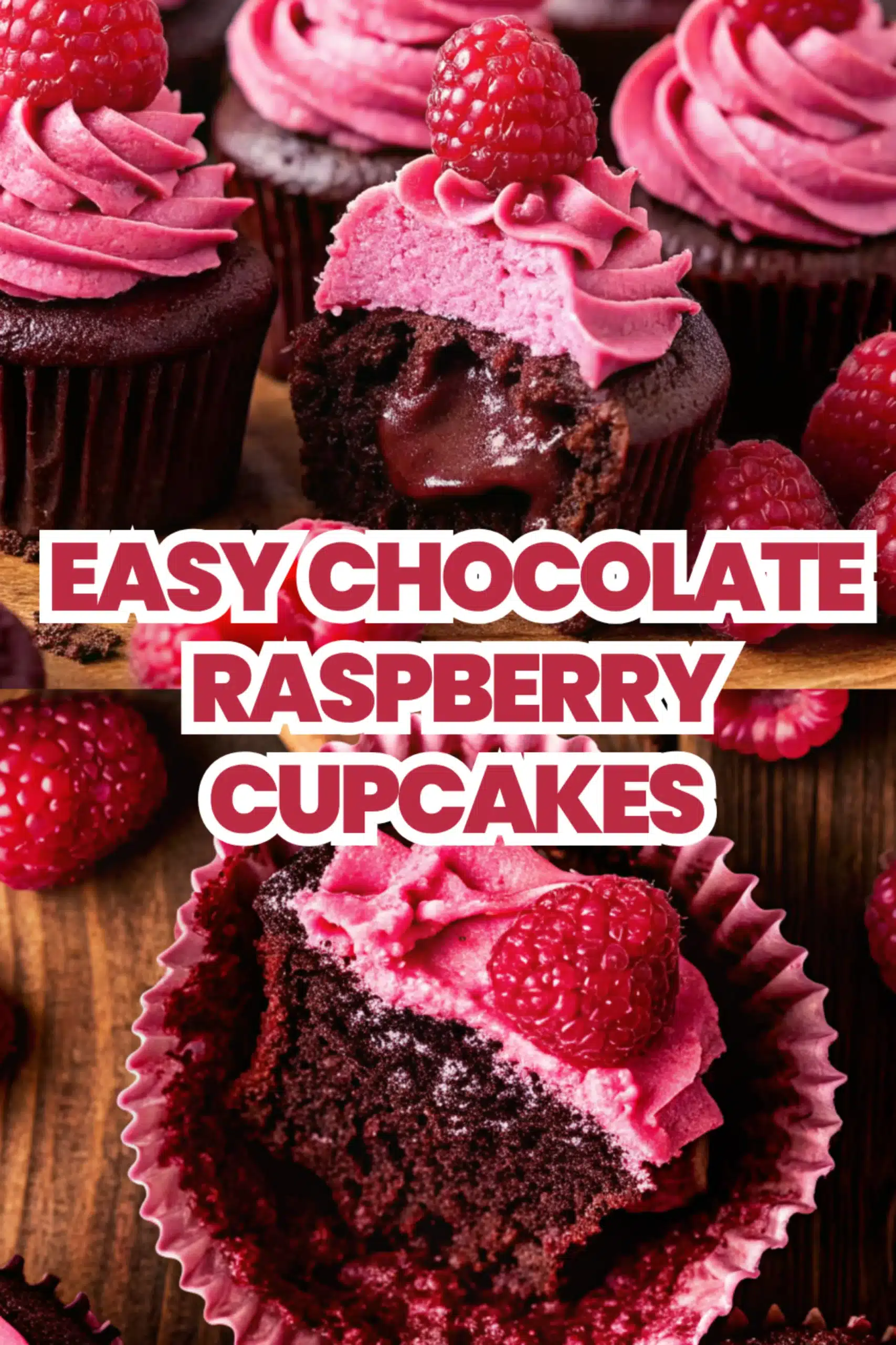 Chocolate Raspberry Cupcakes The Most Easy Filled Ganache and Raspberry Frosting Cupcake You Will Bake 84 Chocolate Raspberry Cupcakes scaled