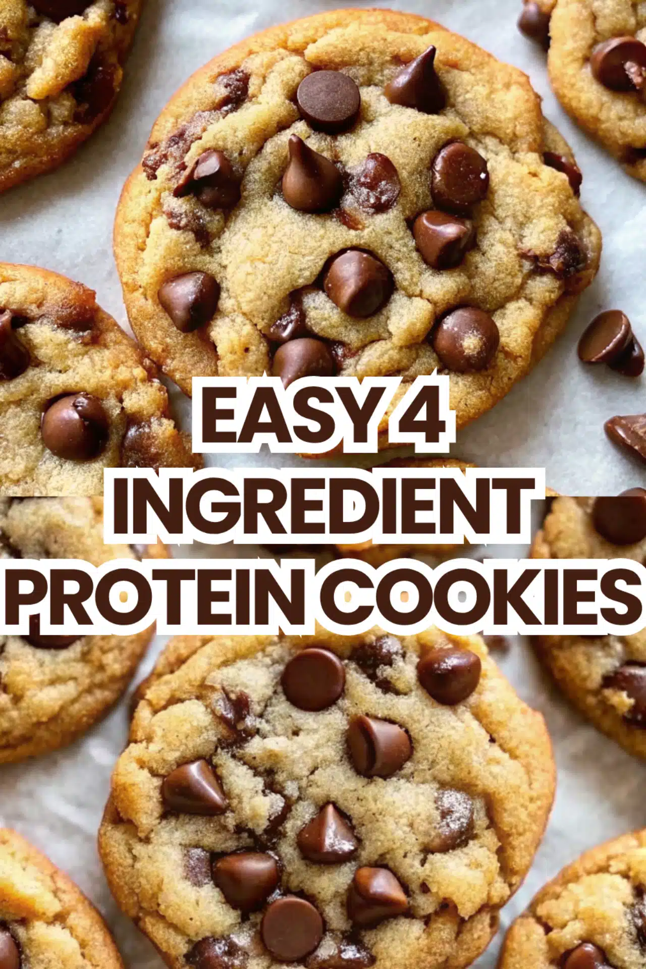 Easy 4 Ingredient Protein Cookies