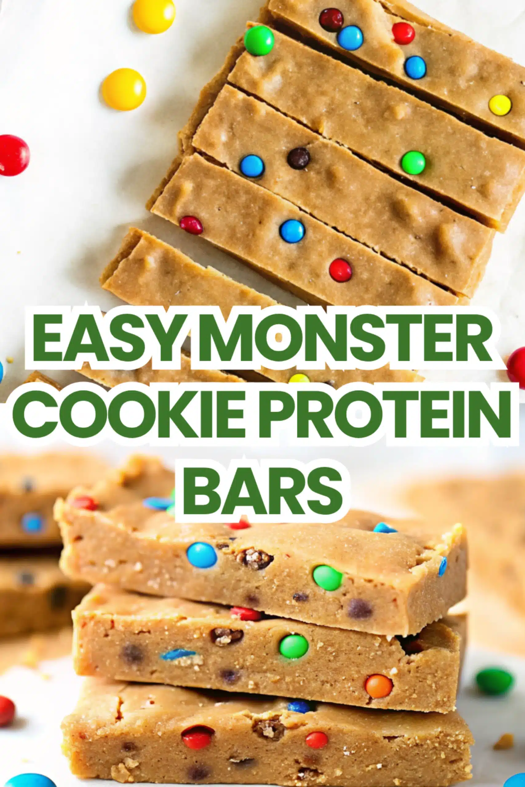 Monster Cookie Protein Bars The Most Easy No Bake Meal Prep High Protein Bar You Will Make 44 Easy Monster Cookie Protein Bars scaled