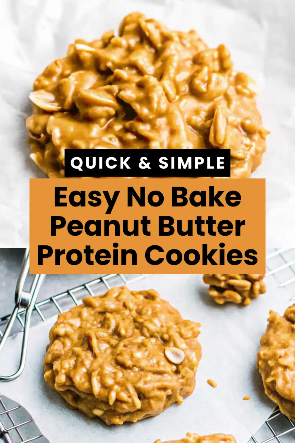 No Bake Peanut Butter Protein Cookies The Most Easy Gluten Free Healthy Meal Prep Cookie You Will Make 38 Easy No Bake Peanut Butter Protein Cookies