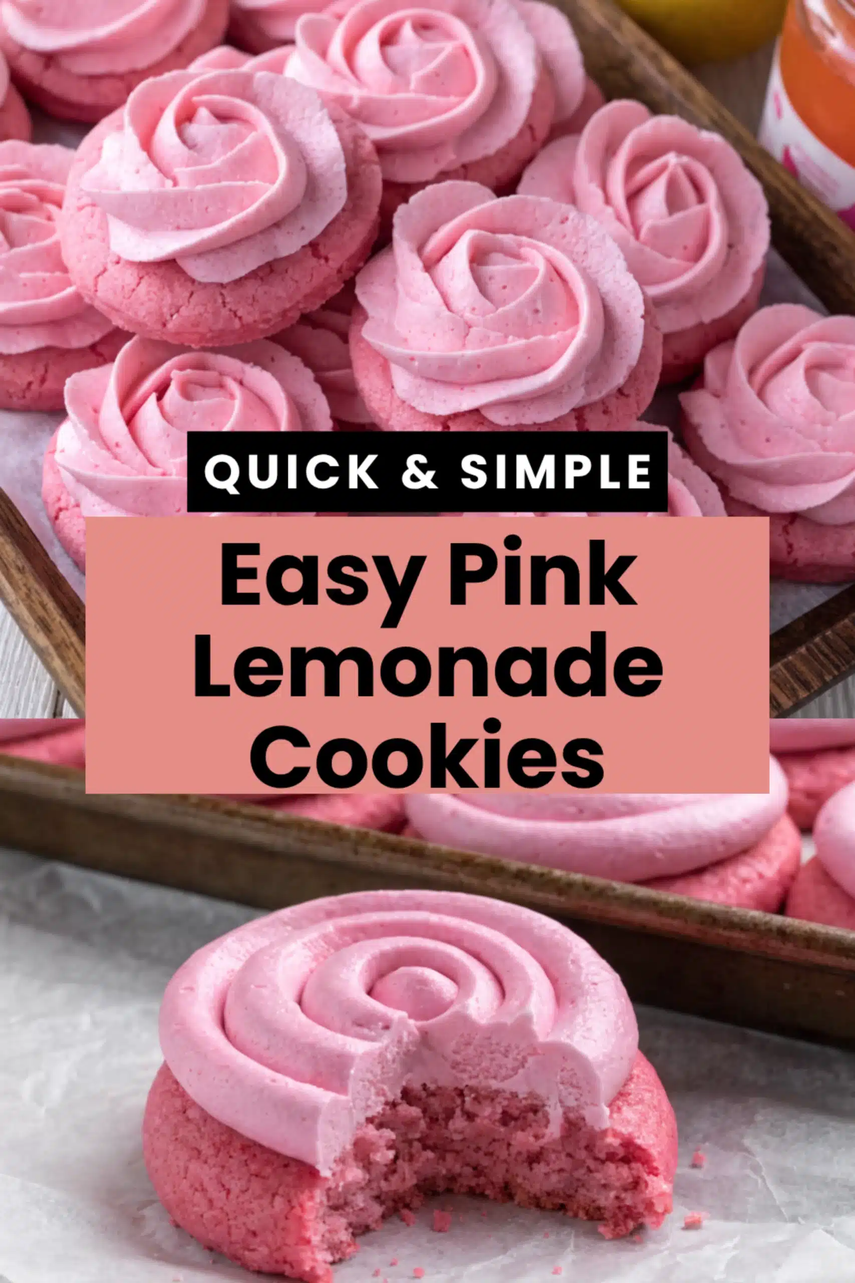 Pink Lemonade Cookies The Most Easy Soft Chewy Lemon Extract Pink Frosting Cookie You Will Bake 54 Easy Pink Lemonade Cookies scaled