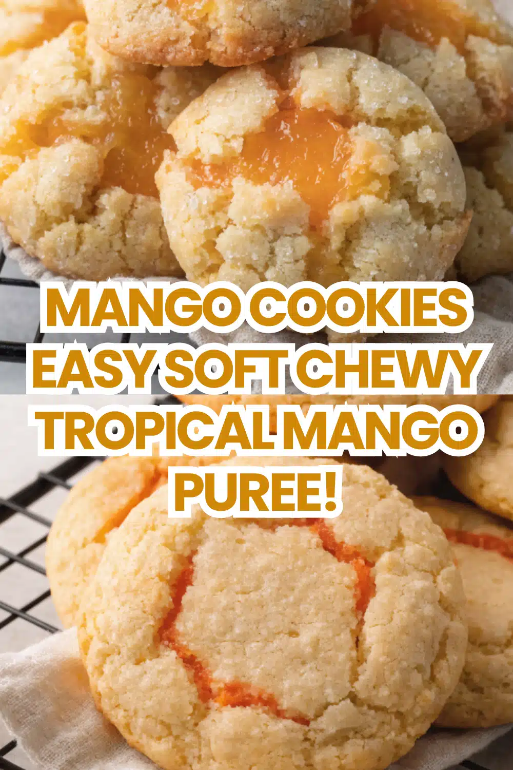Mango Cookies The Most Easy Soft Chewy Tropical Mango Puree Summer Cookie You Will Bake 48 Mango Cookies Easy Soft Chewy Tropical Mango Puree