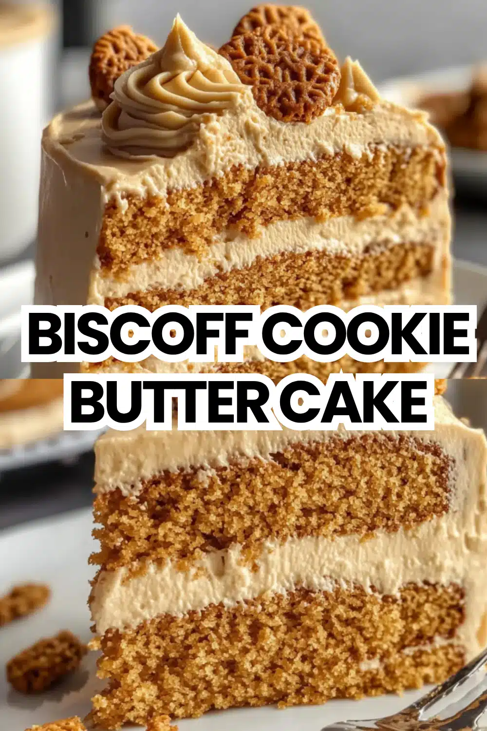 Biscoff Cookie Butter Cake