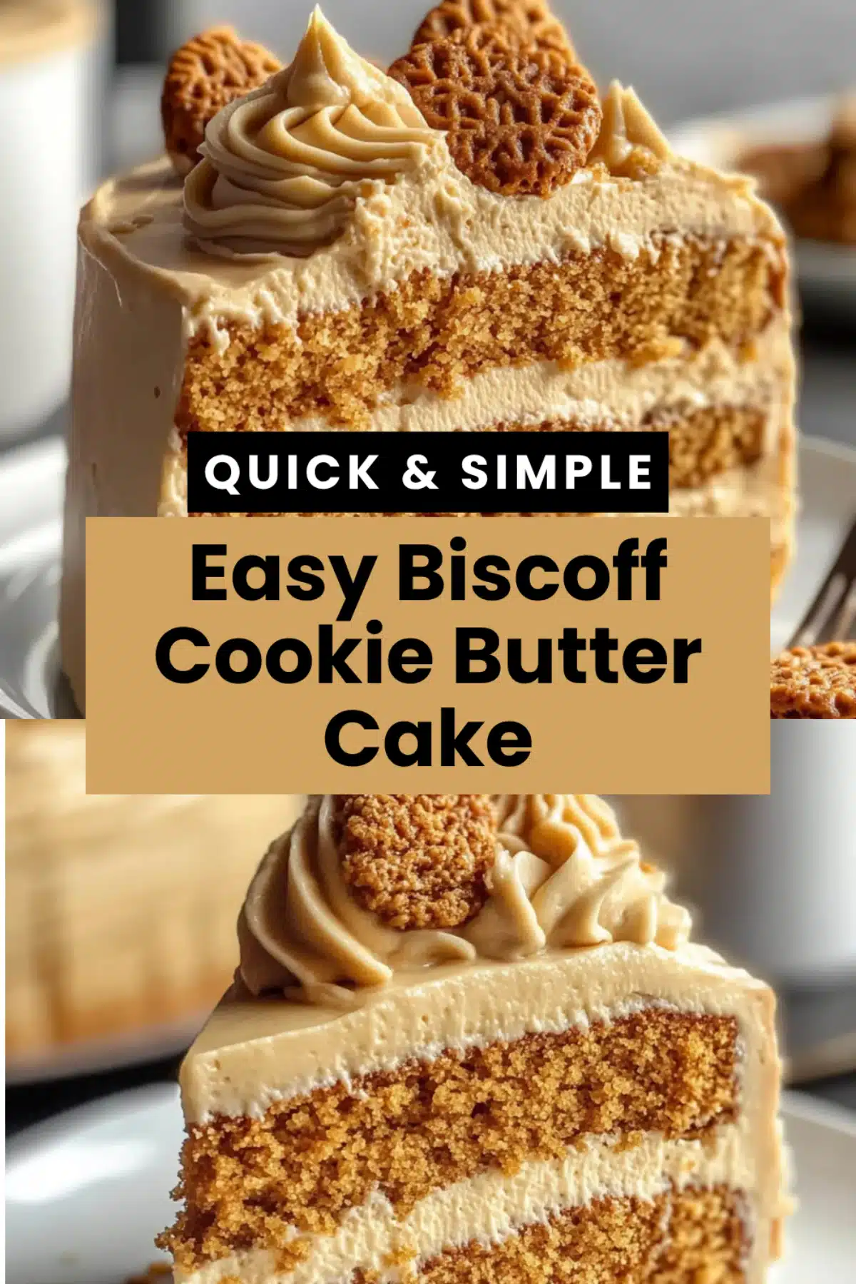Biscoff Cookie Butter Cake The Most Easy Moist 3 Layer Cookie Butter Biscoff Buttercream Celebration Cake You Will Bake 78 Easy Biscoff Cookie Butter Cake