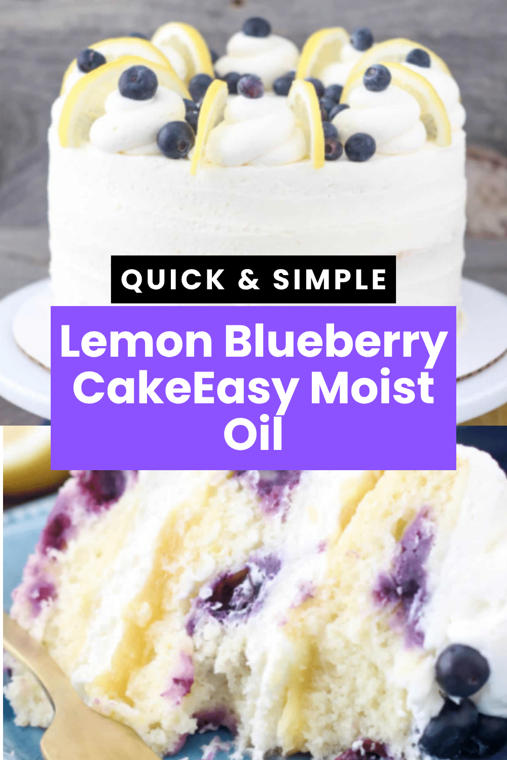 Lemon Blueberry Cake The Most Easy Moist Oil Based Lemon Curd Mascarpone Frosting Layer Cake You Will Bake 66 Lemon Blueberry CakeEasy Moist Oil