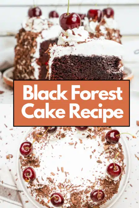 Black Forest Cake Recipe The Most Easy Moist Kirsch-Soaked Chocolate Sponge Cherry Compote Whipped Cream Ganache Celebration Cake 80 Black Forest Cake Recipe