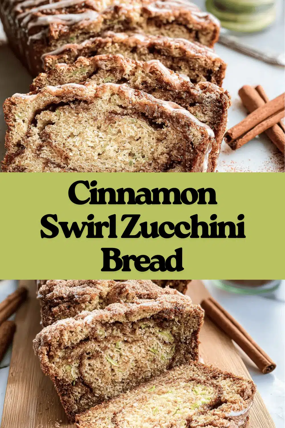 Cinnamon Swirl Zucchini Bread