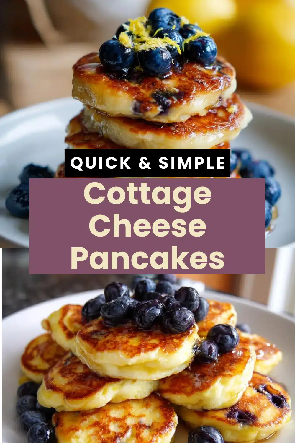 Cottage Cheese Pancakes