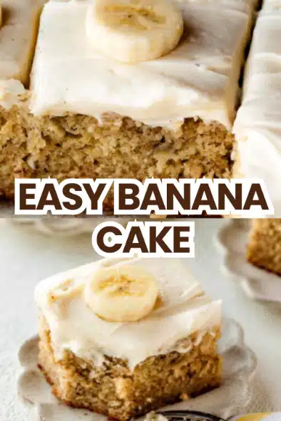 Banana Cake The Most Easy Moist Ripe Banana Brown Butter Sour Cream Cream Cheese Frosting Two Layer Celebration Cake You Will Bake 60 Easy Banana Cake