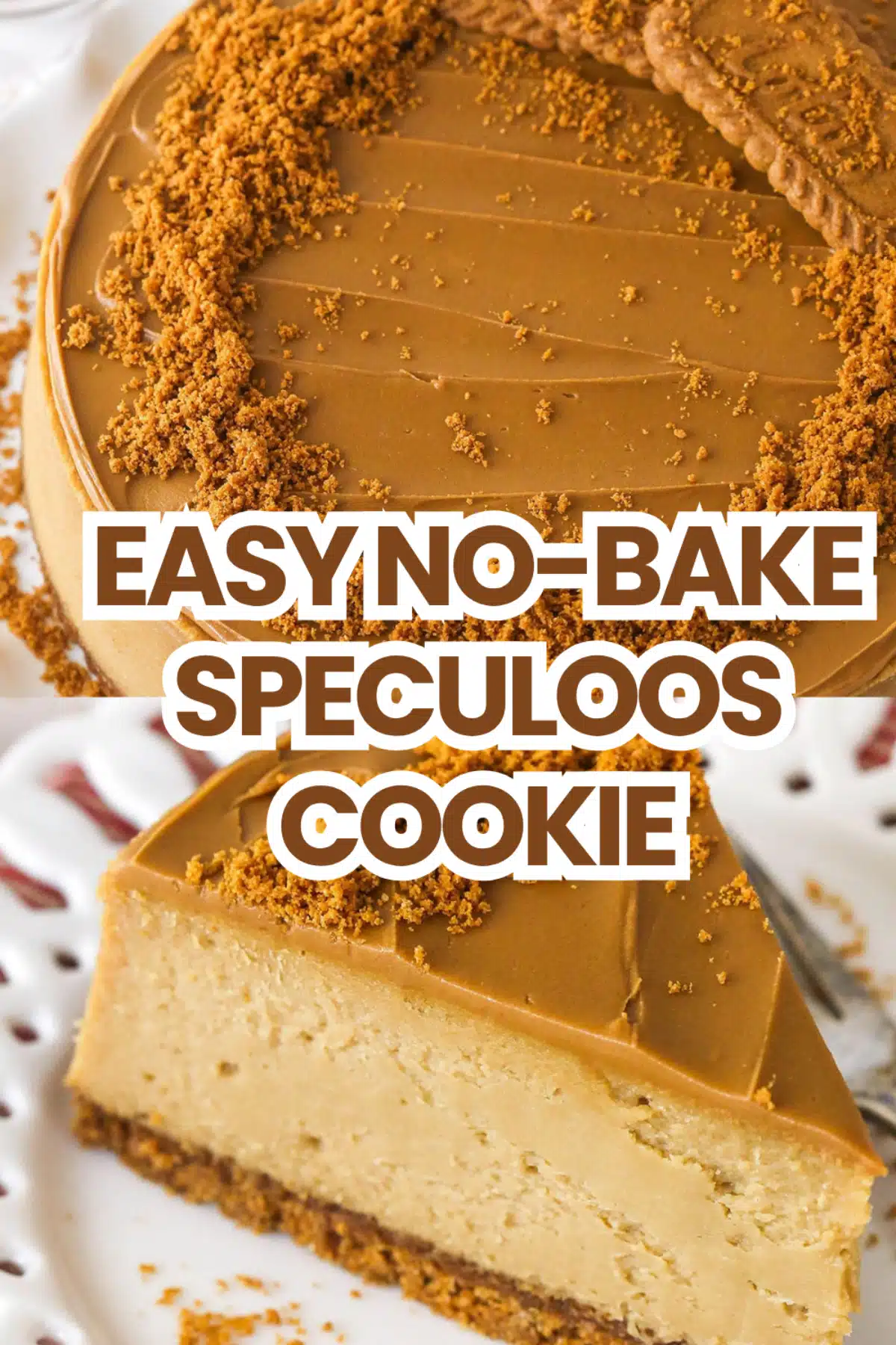Easy No Bake Speculoos Cookie