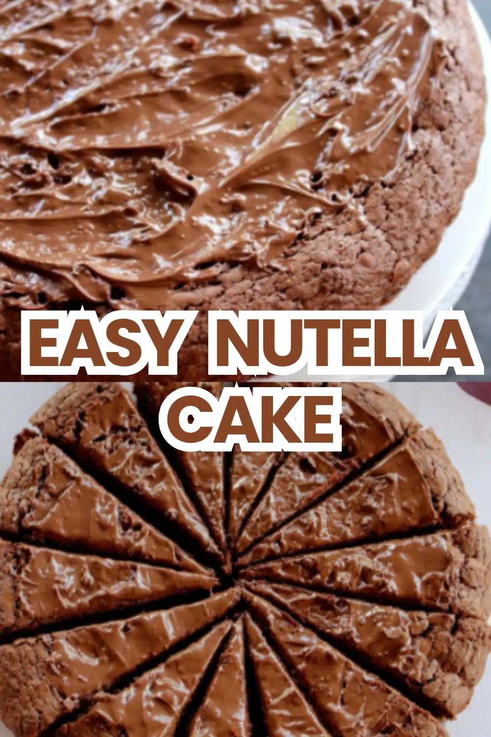 Nutella Cake The Most Easy Moist Three Layer Hazelnut Chocolate Chip Nutella Buttercream Ganache Drip Celebration Cake You Bake 80 Easy Nutella Cake