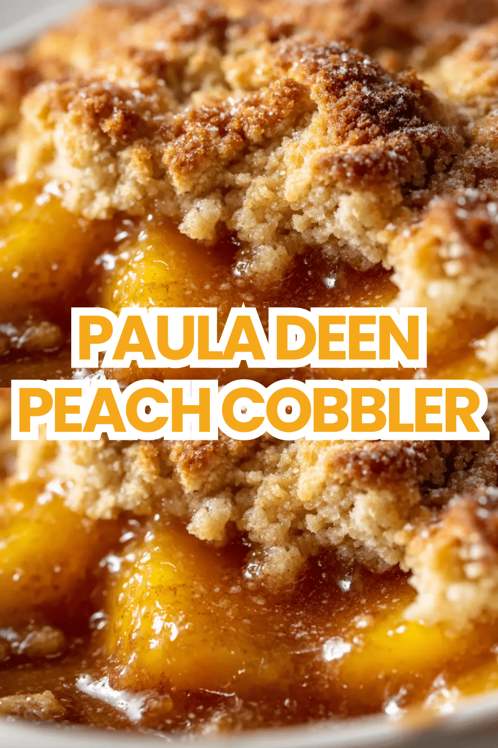 Paula Deen Peach Cobbler The Most Easy Butter Self Rising Flour Batter Canned Fresh Peach Southern Pour-Over Cobbler You Will Bake 40 Paula Deen Peach Cobbler