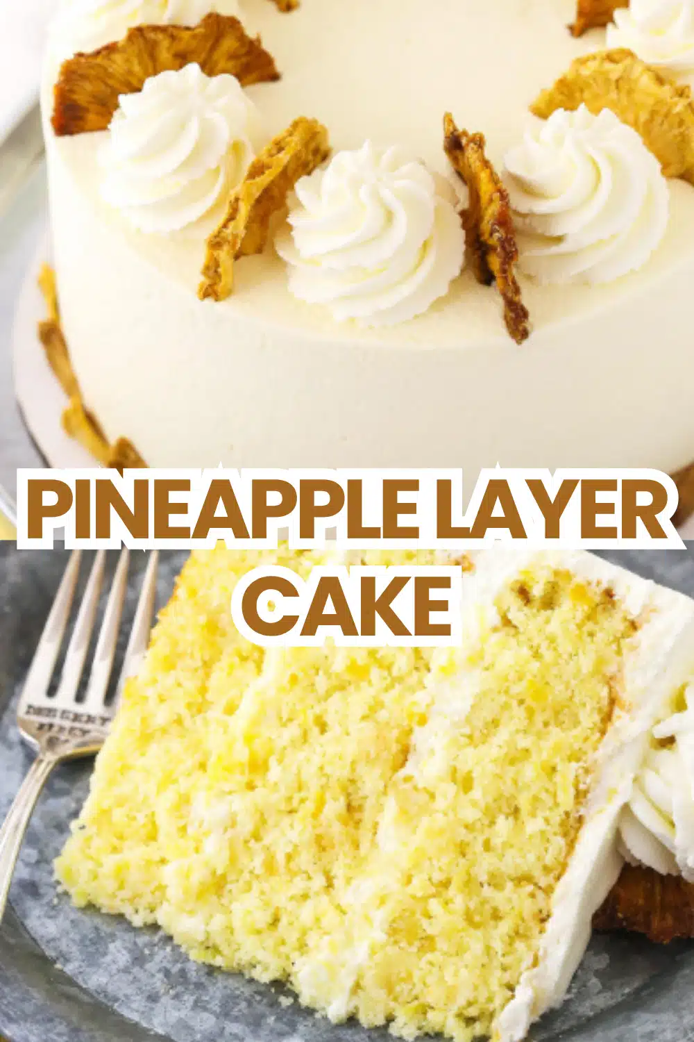 Pineapple Layer Cake The Most Easy Moist Crushed Pineapple Sour Cream Coconut Cream Cheese Pineapple Curd Filling Tropical Cake 70 Pineapple Layer Cake