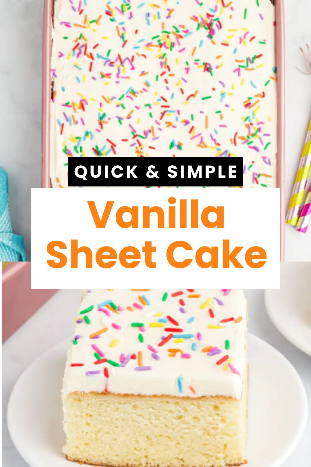 Vanilla Sheet Cake The Most Easy Moist Buttery Buttermilk Vanilla 9x13 Whipped Vanilla Frosting Celebration Cake You Will Bake 62 Vanilla Sheet Cake