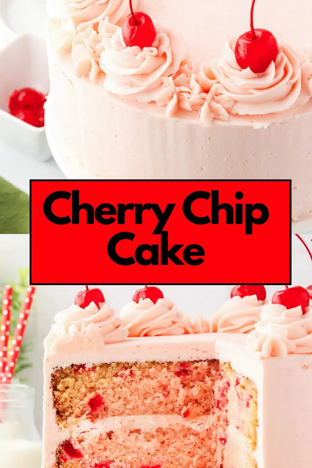 Cherry Chip Cake