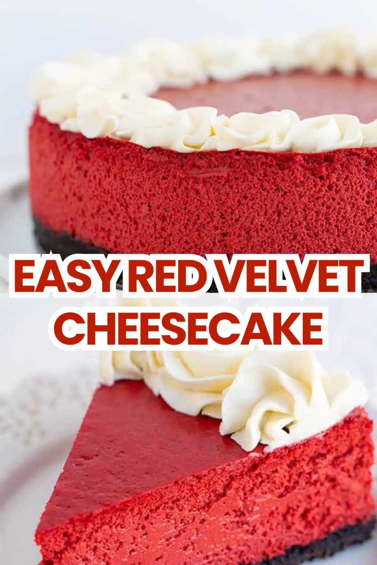 Red Velvet Cheesecake The Most Easy Baked Red Velvet Cocoa Cream Cheese 58 Easy Red Velvet Cheesecake