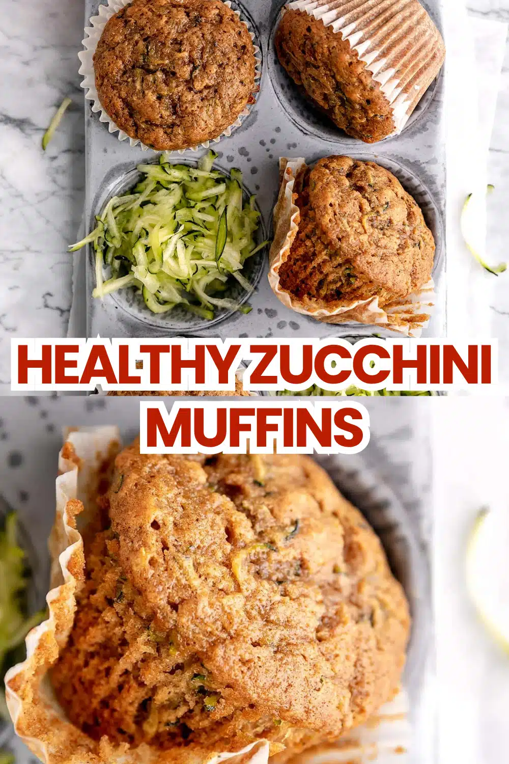 Healthy Zucchini Muffins
