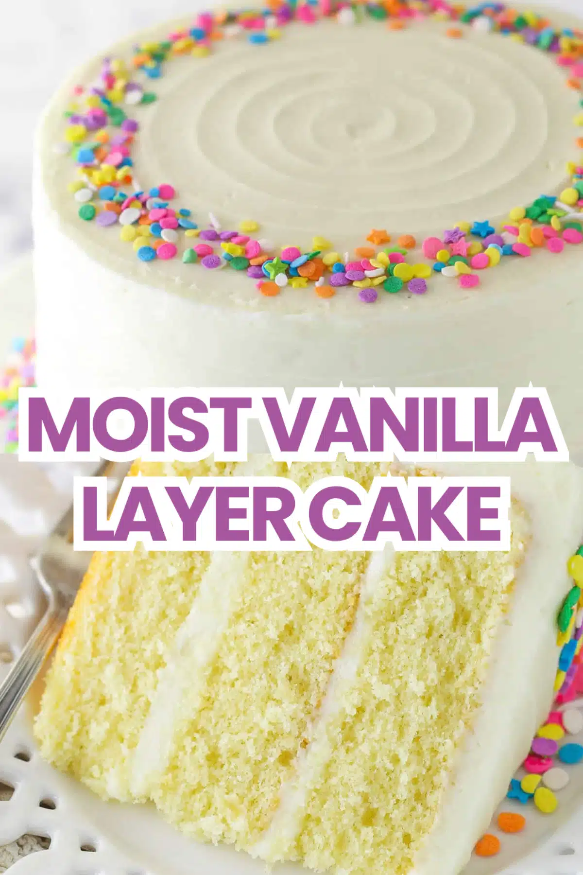 Moist Vanilla Layer Cake