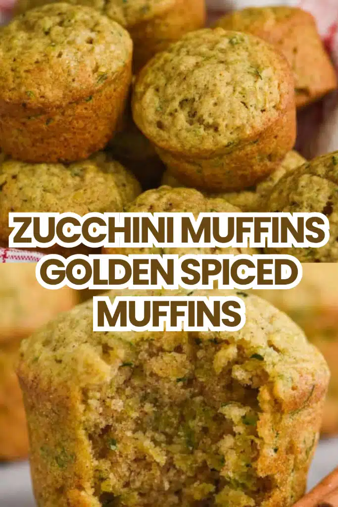 Zucchini Muffins golden spiced muffins